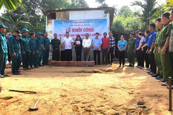LỄ KHỞI CÔNG XÂY DỰNG  XOÁ NHÀ TẠM, NHÀ DỘT NÁT NĂM 2025
